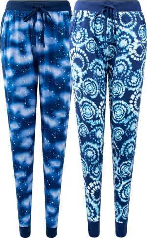 2-Pack of Women's Cozy Butter Soft Jersey Lounge Pants with Pockets and Drawstring  Perfect for Lounging and Sleeping