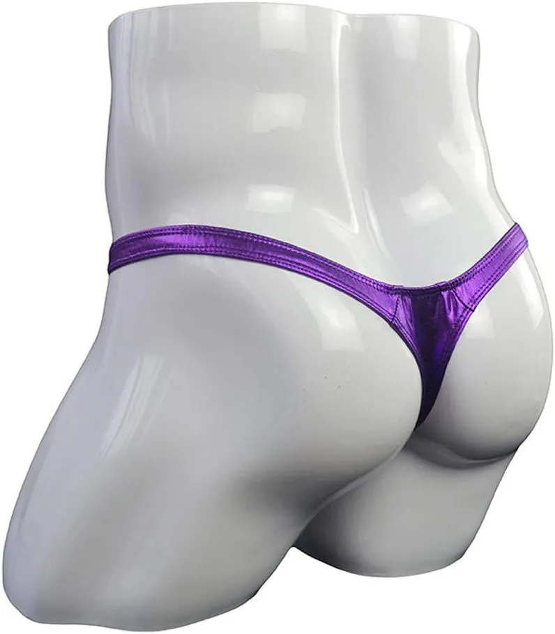 2/3/4/5pcs Bikini Thong for Men Thong Swimwear Sexy G-String Briefs Gay Comfortable Patent Leather Briefs