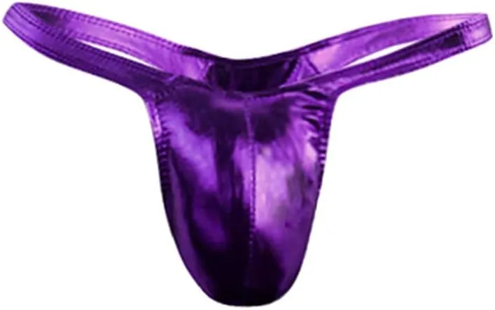2/3/4/5pcs Bikini Thong for Men Thong Swimwear Sexy G-String Briefs Gay Comfortable Patent Leather Briefs