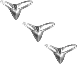 2/3/4/5pcs Bikini Thong for Men Thong Swimwear Sexy G-String Briefs Gay Comfortable Patent Leather Briefs