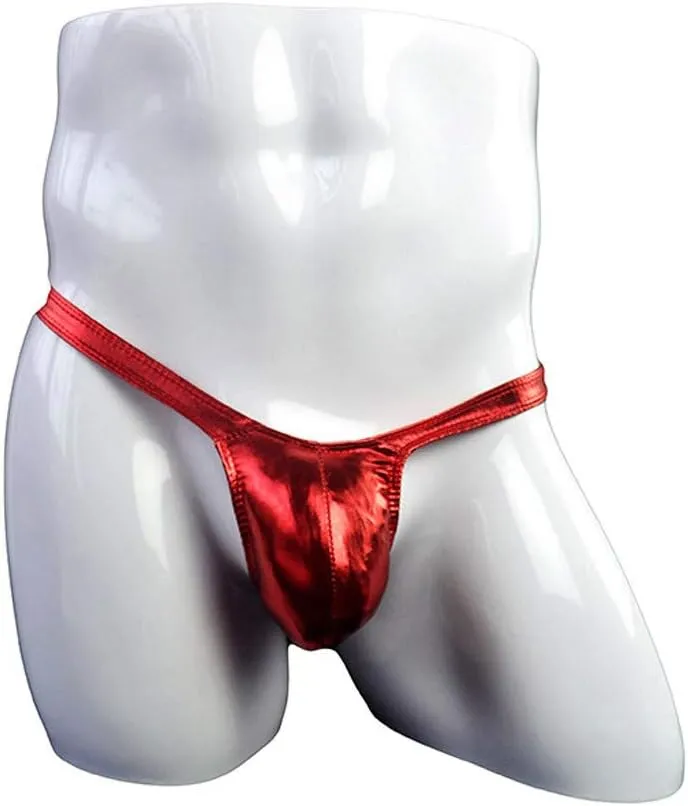 2/3/4/5pcs Bikini Thong for Men Thong Swimwear Sexy G-String Briefs Gay Comfortable Patent Leather Briefs