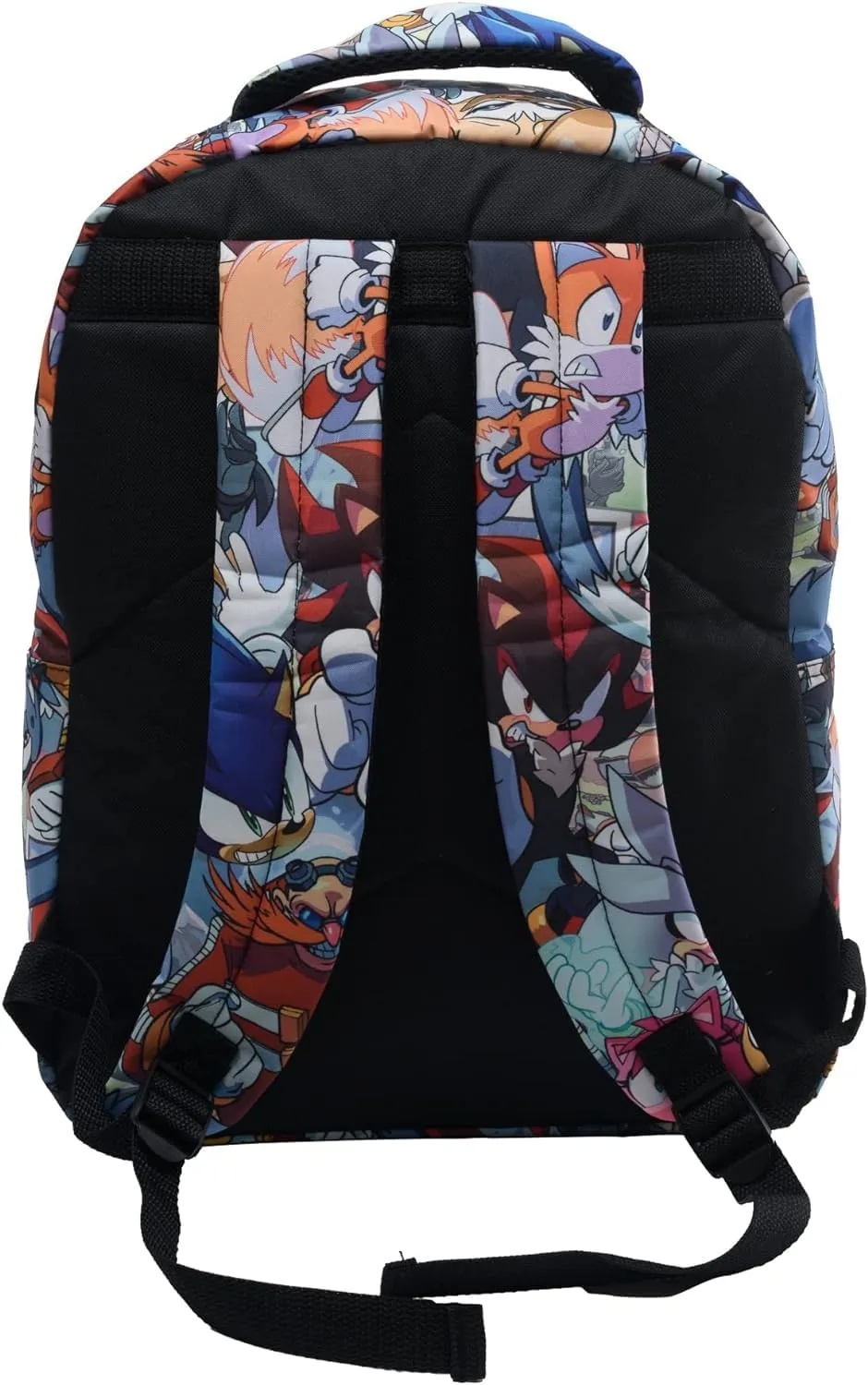 AI ACCESSORY INNOVATIONS Sonic The Hedgehog Backpack: Engaging School Bag with Sonic Characters for Kids & Adults - Durable & Comfortable Everyday Gear