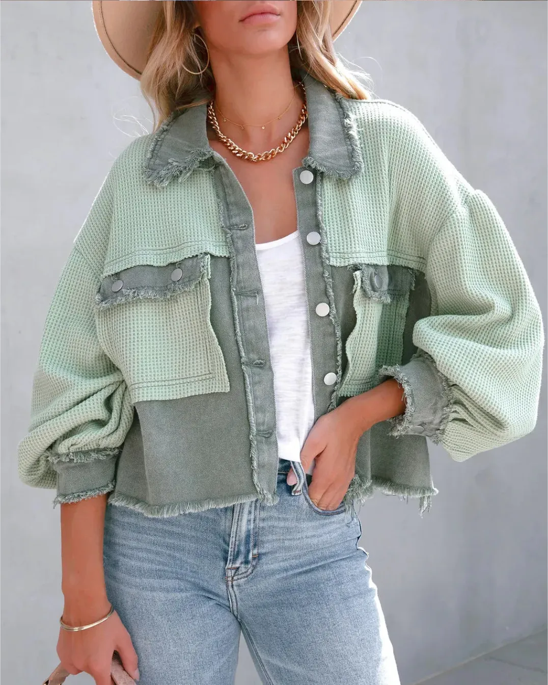 Alberta | Retro Patchwork Jacket