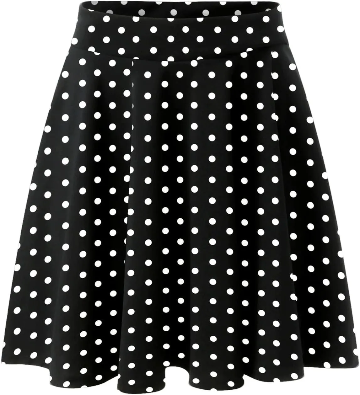 Beach Skirt for Summer Vacation Color Block Casual High Elastic Waist Pleated Knee Length Maxi Skirts for Women
