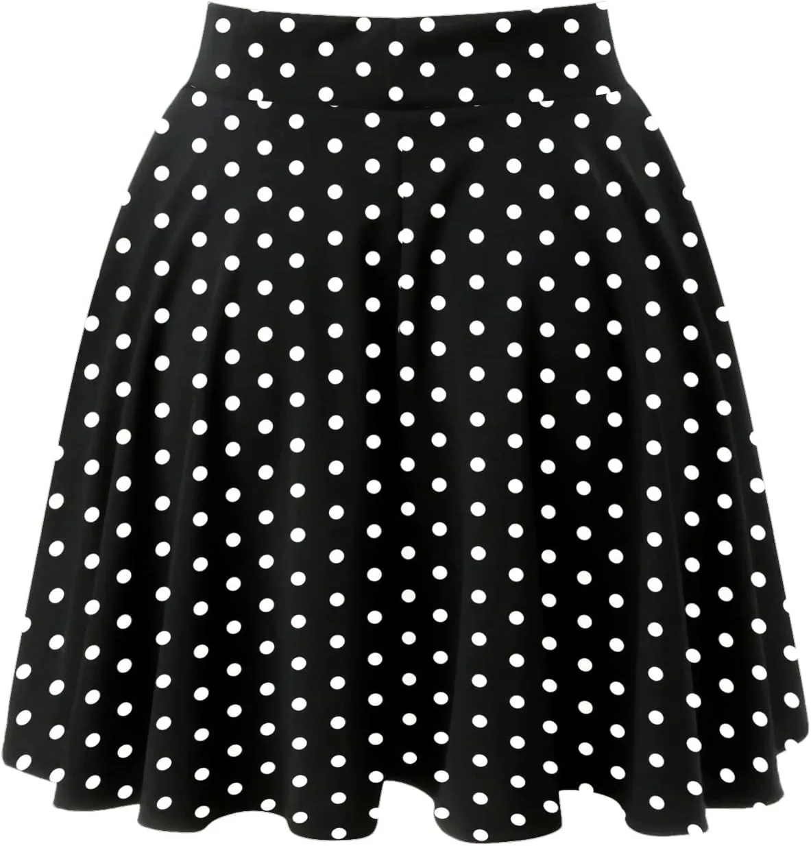 Beach Skirt for Summer Vacation Color Block Casual High Elastic Waist Pleated Knee Length Maxi Skirts for Women