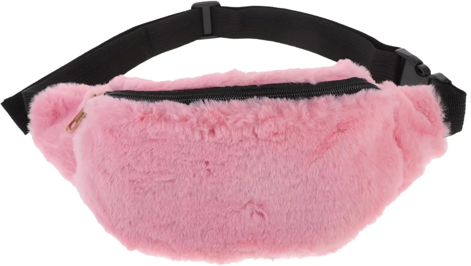 BESPORTBLE Elegant Plush Waist Bag Shoulder Bag Messenger Women's Chest Versatile for Travel Party Random