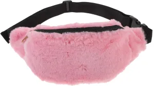 BESPORTBLE Elegant Plush Waist Bag Shoulder Bag Messenger Women's Chest Versatile for Travel Party Random
