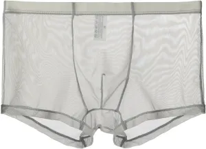 Breathable Ice Silk Men's Boxer Briefs See-Through Underwear Trunk Transparent Stretch Underwear 2025 Date Night