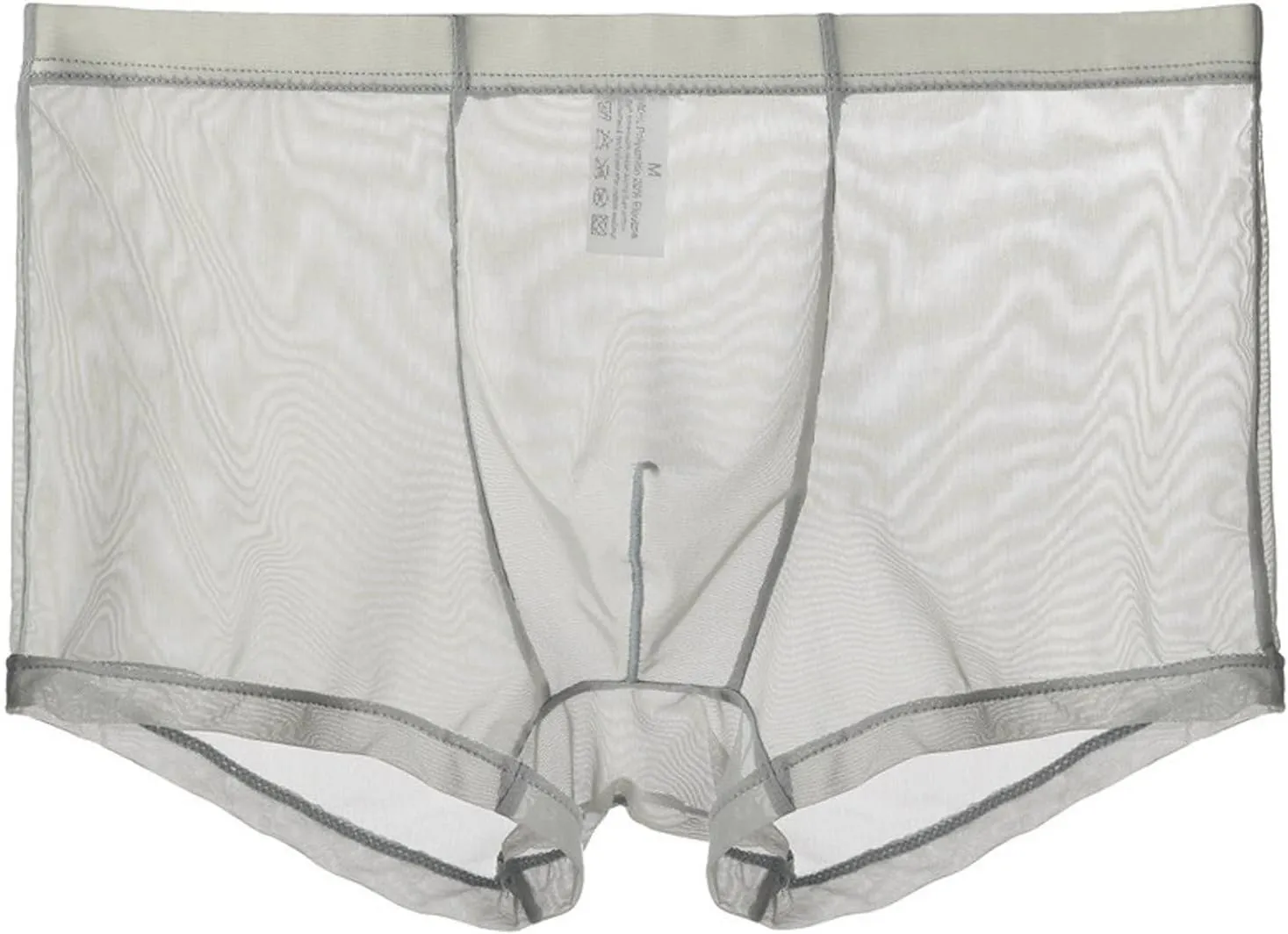 Breathable Ice Silk Men's Boxer Briefs See-Through Underwear Trunk Transparent Stretch Underwear 2025 Date Night