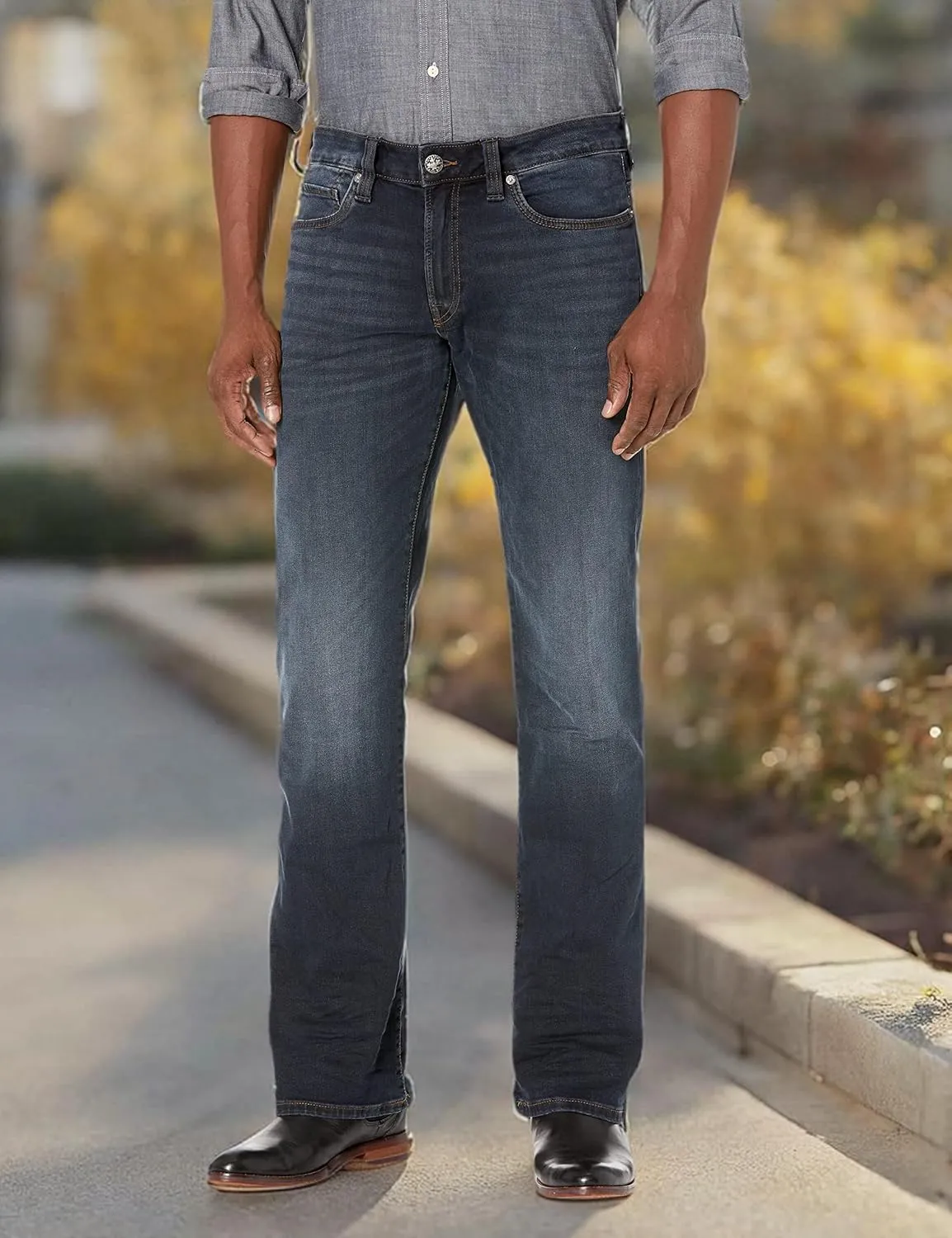 Buffalo David Bitton Men's Slim Boot King Jeans