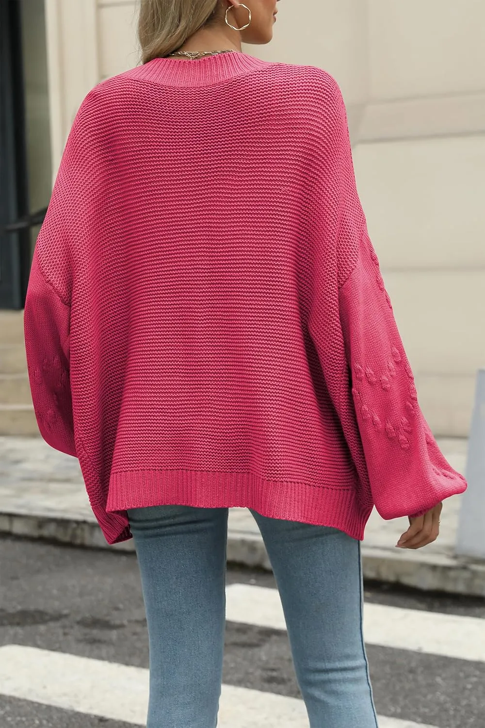 Cakulo Womens 2024 Oversized Chunky Cardigan Sweaters Fall Fashion Open Front Knit Long Sleeve Pockets Cardigans