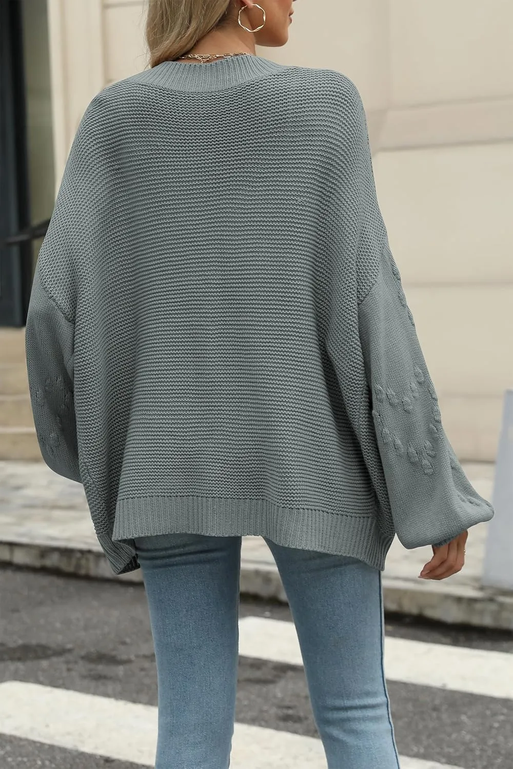 Cakulo Womens 2024 Oversized Chunky Cardigan Sweaters Fall Fashion Open Front Knit Long Sleeve Pockets Cardigans