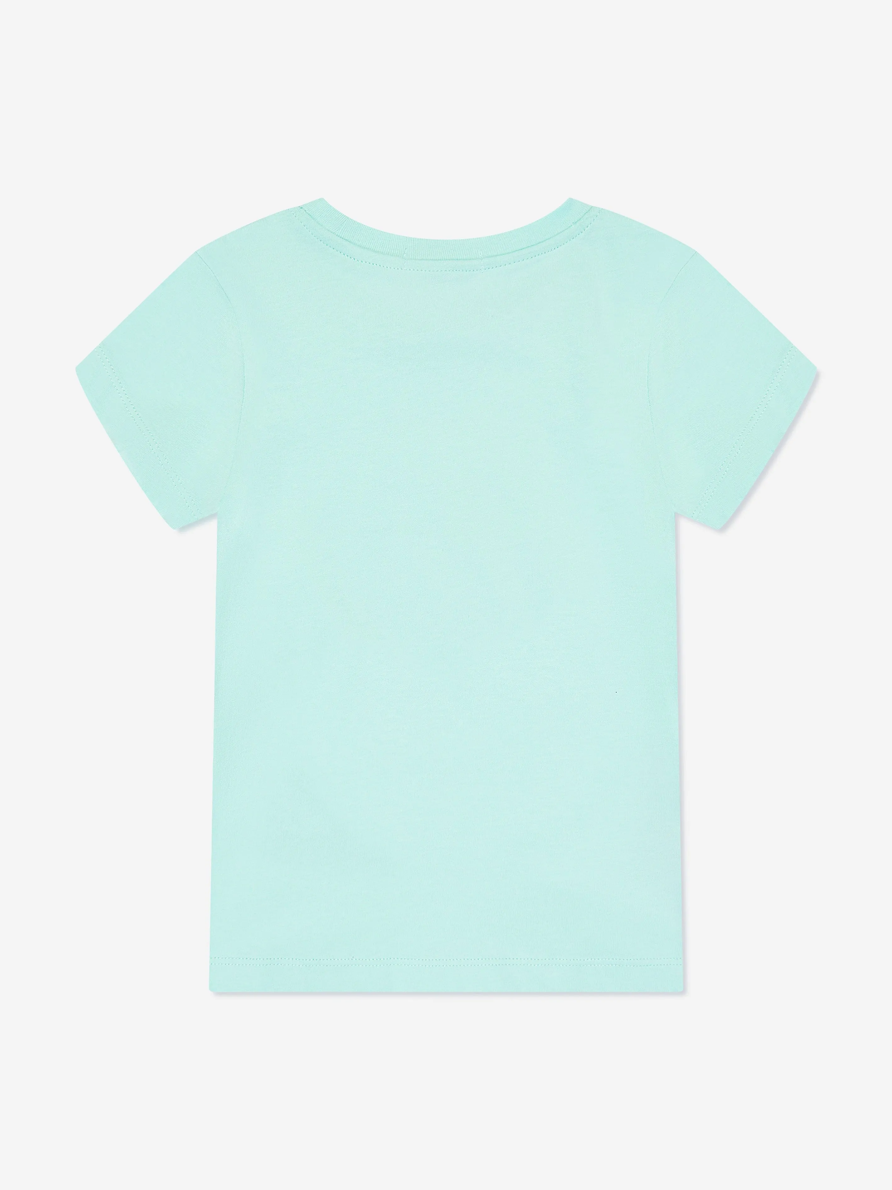 Calvin Klein Girls Micro Monogram Top in Blue