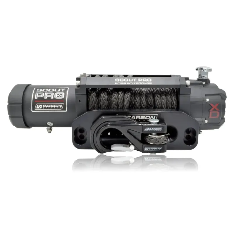 Carbon Scout Pro 15.0K V3 Extreme Duty Electric Winch with Synthetic Rope