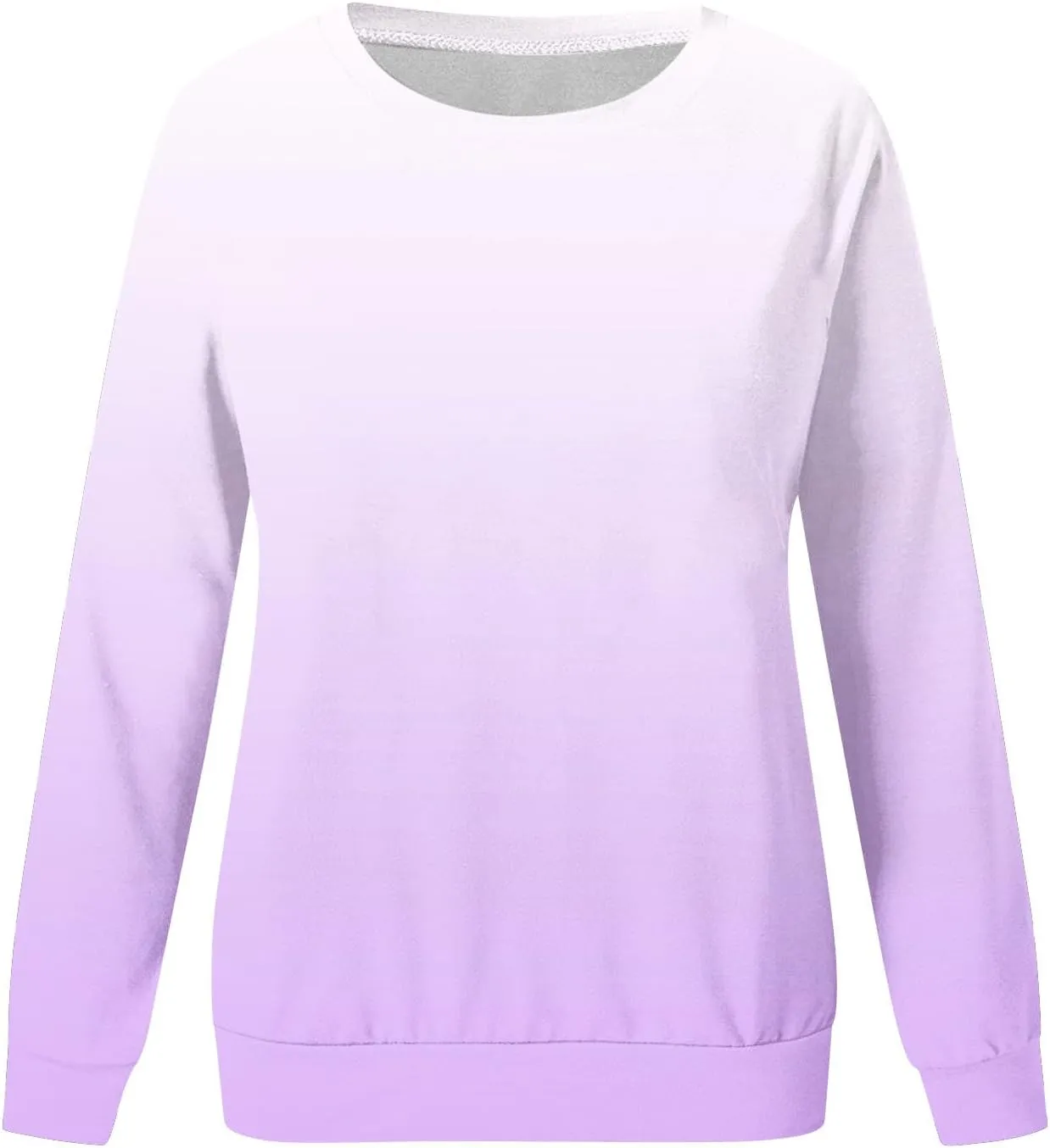 Ceboyel Long Sleeve Shirts for Women Crewneck Sweatshirt Pullover Casual Long Sleeve Tops Trendy Loose Fit Fall Clothing 2023