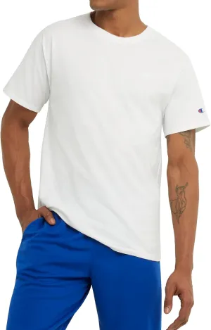 Champion Mens Classic T-shirt, Everyday Tee For Men, Comfortable Soft (Reg. Or Big & Tall), White, XX-Large US