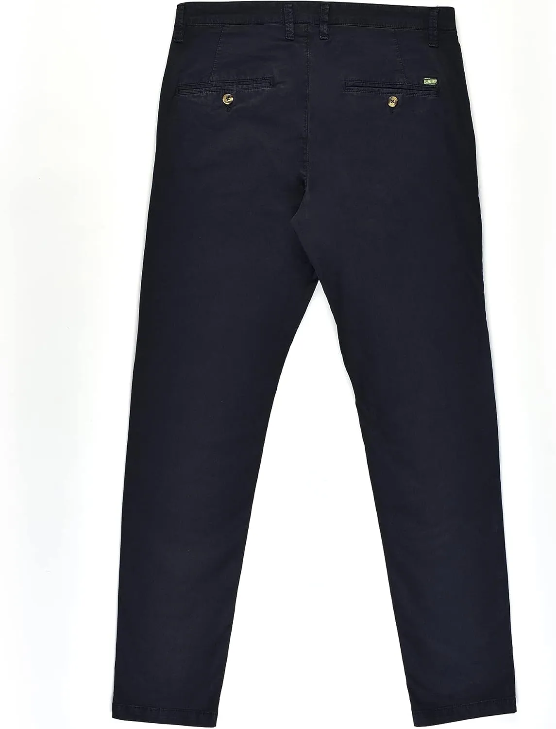 CHARBONNIER Mens Slim fit Chinos Pants, Flat Front Design and Back Buttoned Pockets, Comfortable Mens Pants for Casual wear