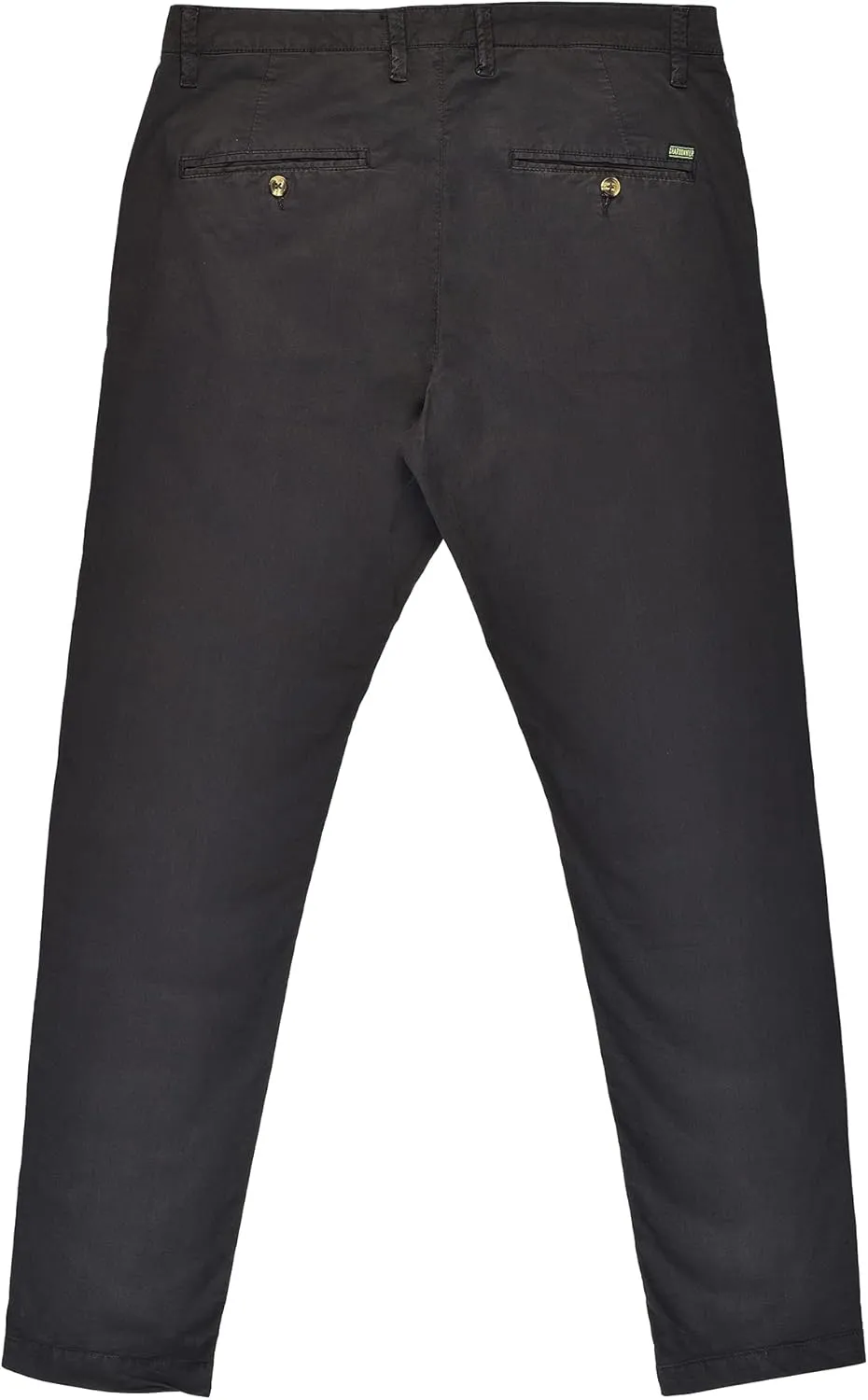 CHARBONNIER Mens Slim fit Chinos Pants, Flat Front Design and Back Buttoned Pockets, Comfortable Mens Pants for Casual wear