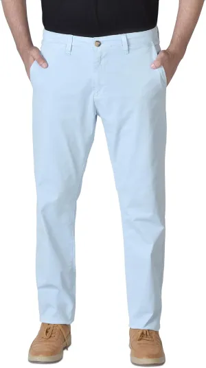 CHARBONNIER Mens Slim fit Chinos Pants, Flat Front Design and Back Buttoned Pockets, Comfortable Mens Pants for Casual wear