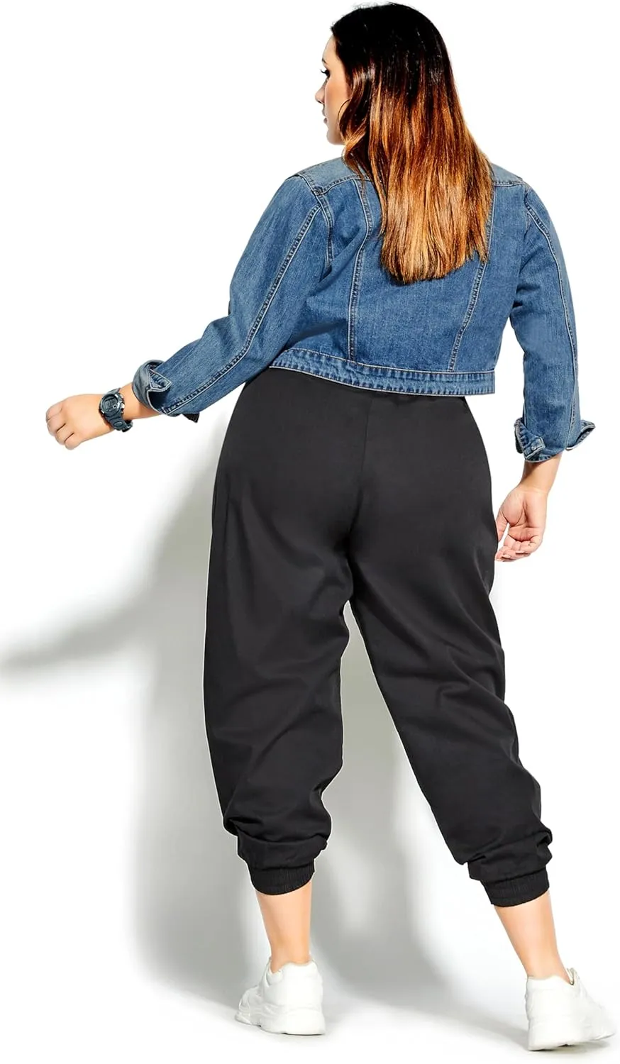 City Chic Women's Plus Size Jacket-Classic Denim