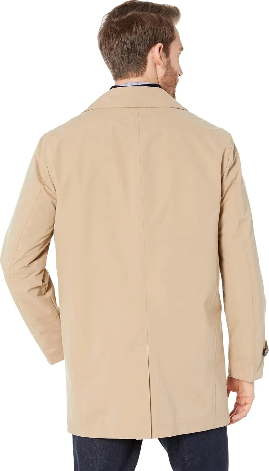 Cole Haan Men's Classic Stand Collar Rain Jacket