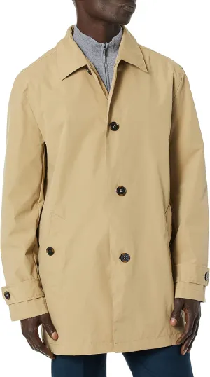Cole Haan Men's Classic Stand Collar Rain Jacket