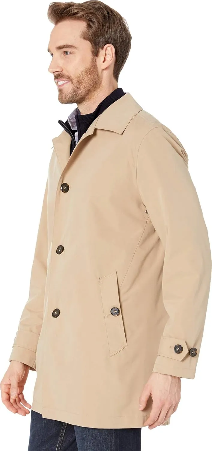 Cole Haan Men's Classic Stand Collar Rain Jacket