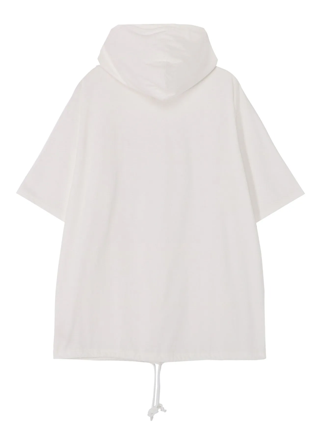 COTTON JERSEY SEVENTH SLEEVE HOODIE