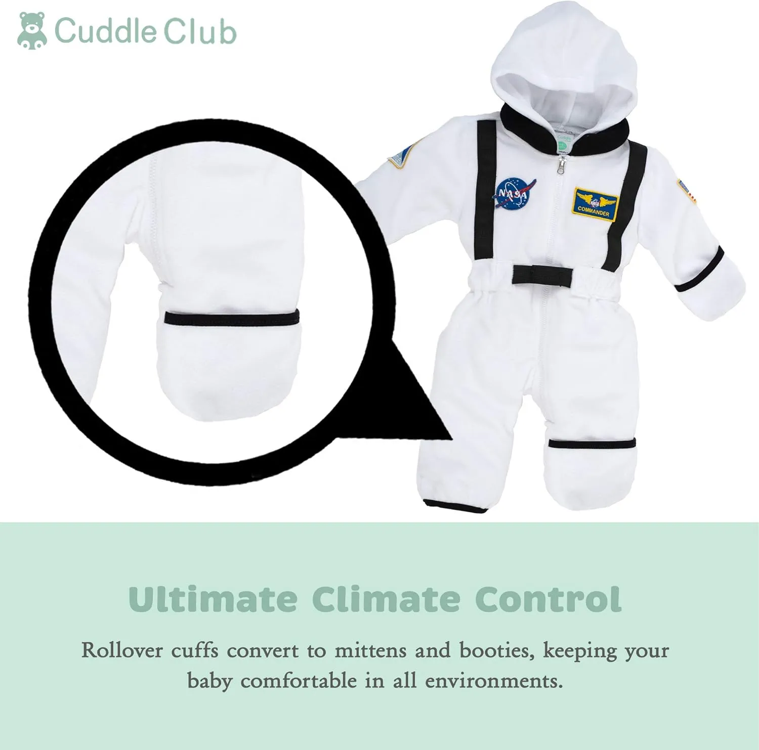 Cozy Fleece Bunting - Baby & Toddler Kids Fleece Bodysuit with Elastic Waist  Hooded One Piece Jumpsuit