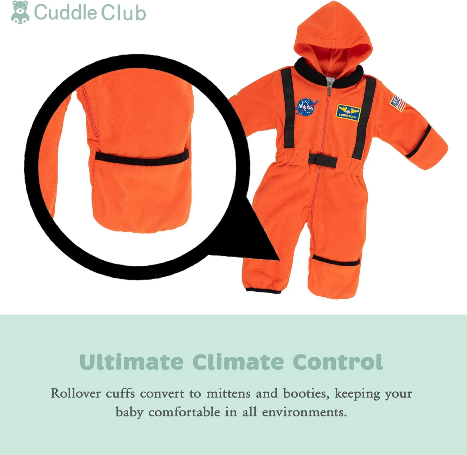 Cozy Fleece Bunting - Baby & Toddler Kids Fleece Bodysuit with Elastic Waist  Hooded One Piece Jumpsuit