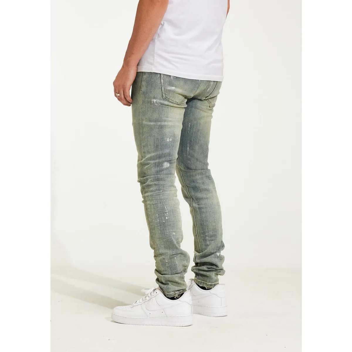 Crysp Denim Atlantic Stone Glitter Jeans (CRYH22-211)