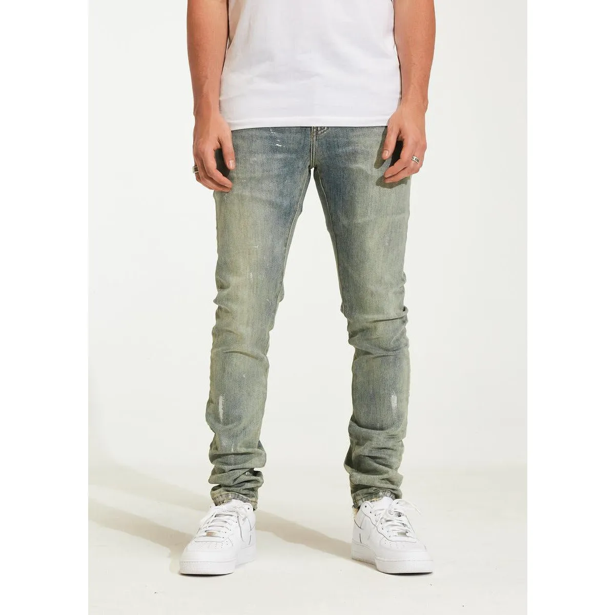 Crysp Denim Atlantic Stone Glitter Jeans (CRYH22-211)