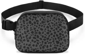 Cute Cow Print Purses for Women Fanny Pack Trendy Lightweight Trendy Hip Purse with Smooth Zipper Mini Waist Bag for Women Sports Travel Hiking Running Outdoor Cell Phone Bag