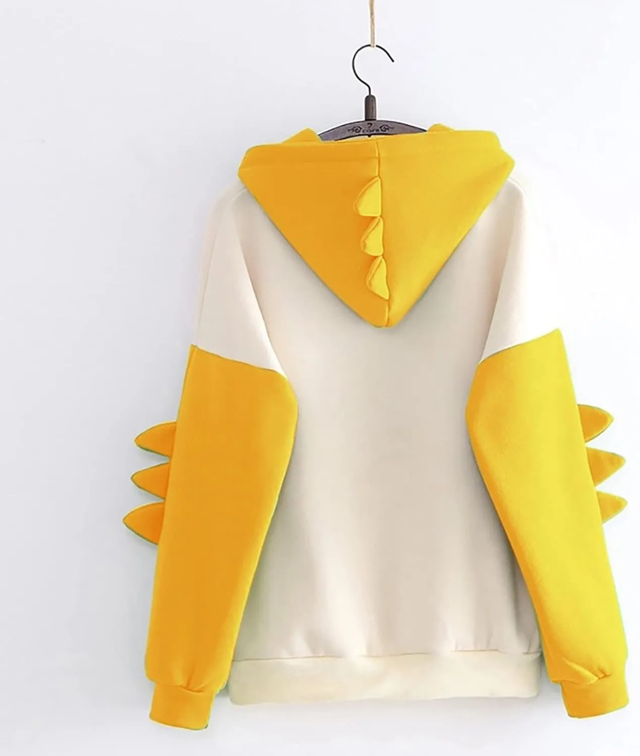 Cute Hoodies for Women Teen Girls Crewneck Dinosaur Long Sleeve Hooded Pullover Sweatshirt Oversized Fall Cartoon Hoodie