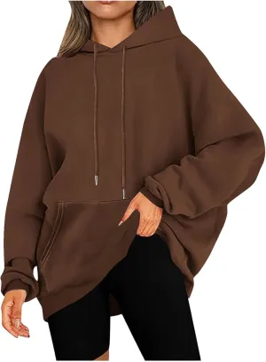 Cute Ladies Gym Cozy Sweatshirt, 2024 Fall Oversized Hooded Pullover Long Sleeve, Teens Clothing Outfits