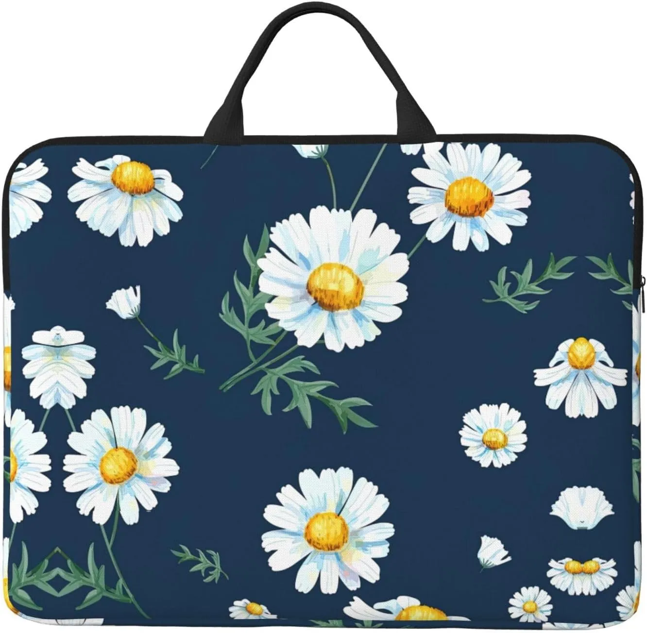 daisy' 14in Laptop Case Sleeve Bag  Versatile Shoulder Messenger Briefcase, Designed for Business Travel
