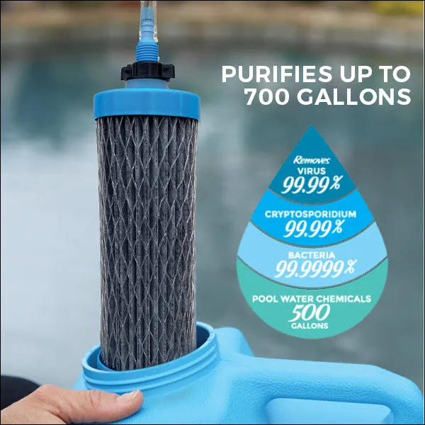 Deluxe Aquabrick Emergency Water Purification for Home & Travel
