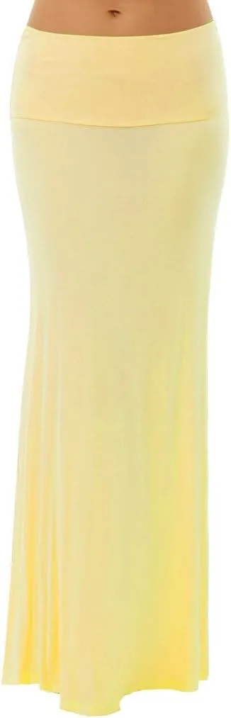 Dinamit Jeans Women's Rayon Spandex Maxi Skirt