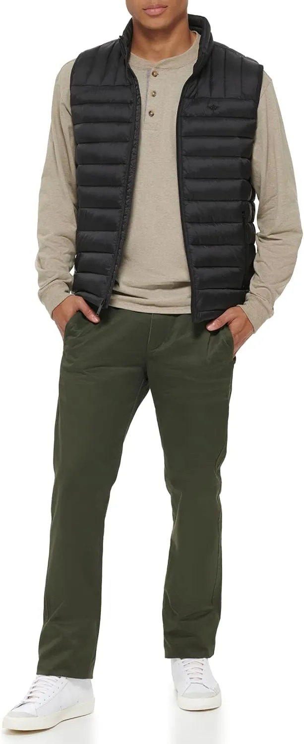 Dockers Men's Classic Ultra Loft Packable Puffer Vest