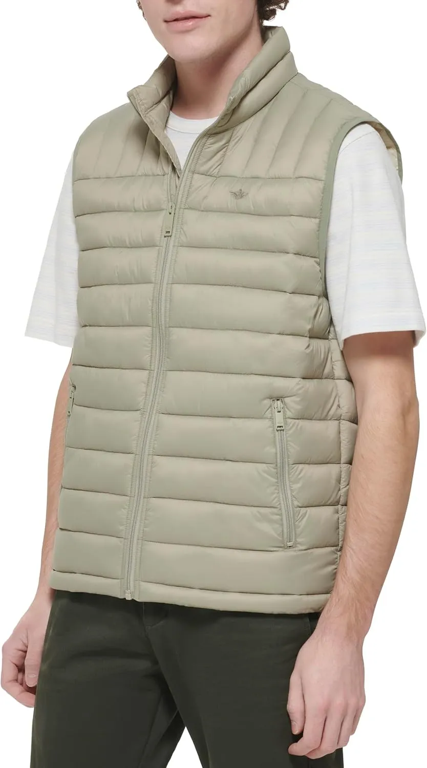 Dockers Men's Classic Ultra Loft Packable Puffer Vest