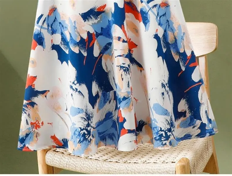 Elegant Long Skirts for Women - Maxi Skirt, Trendy Summer Style-A