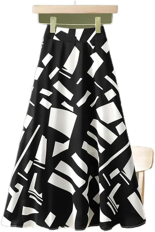 Elegant Long Skirts for Women - Maxi Skirt, Trendy Summer Style-A