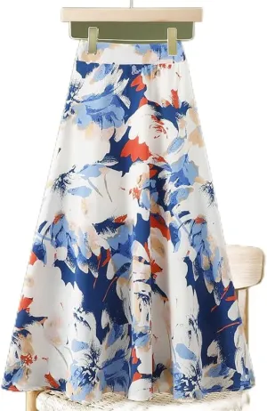 Elegant Long Skirts for Women - Maxi Skirt, Trendy Summer Style-A