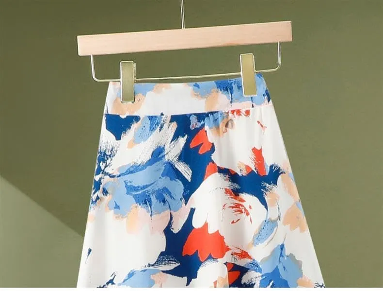 Elegant Long Skirts for Women - Maxi Skirt, Trendy Summer Style-A