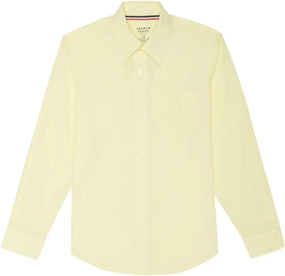 French Toast Men's Long Sleeve Classic Dress Shirt