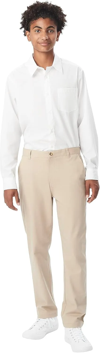 French Toast Men's Long Sleeve Classic Dress Shirt