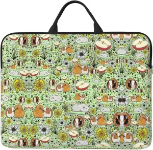 Guinea Pig 14in Laptop Case Sleeve Bag  Versatile Shoulder Messenger Briefcase, Designed for Business Travel
