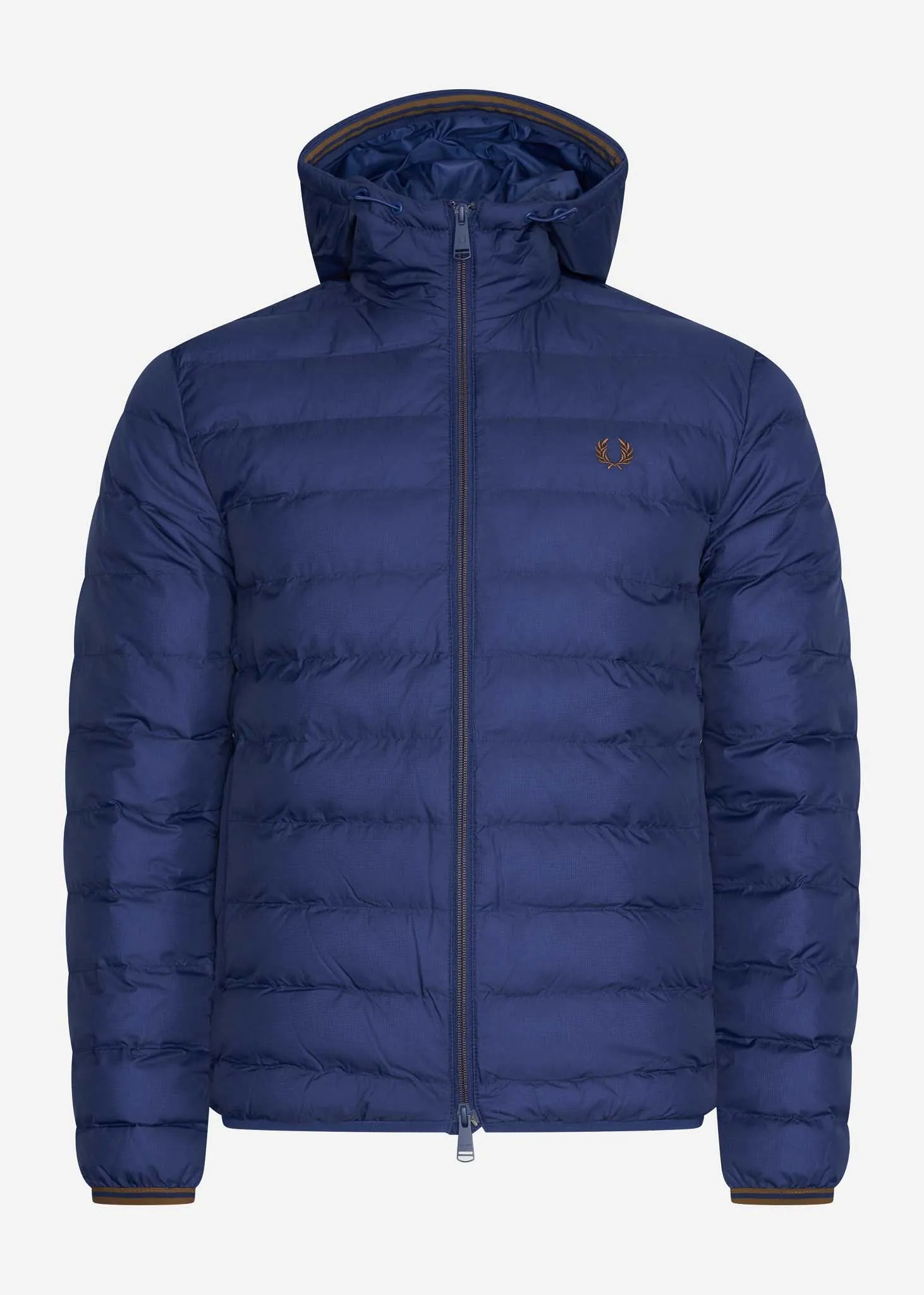 Hooded insulated jacket - french navy