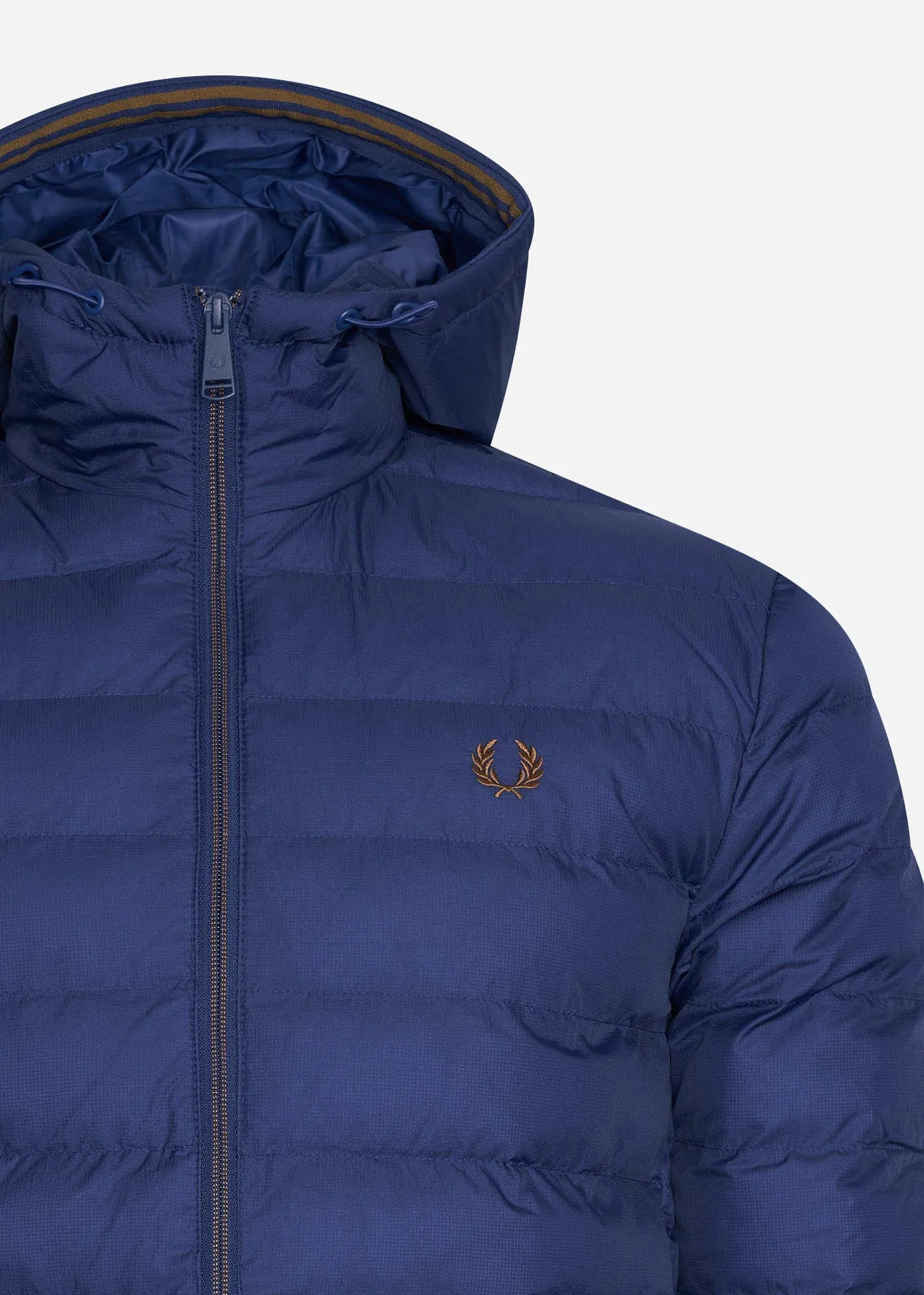Hooded insulated jacket - french navy