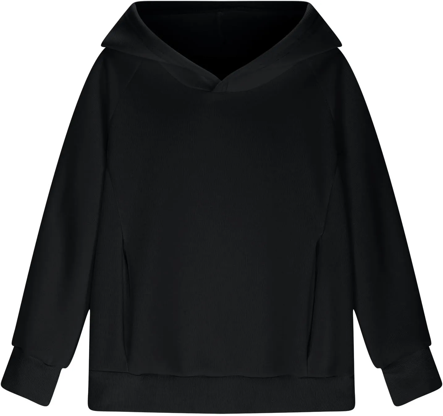 Hoodies for Teen Girls Tredny Long Sleeve Sweatshirts Oversized Pullover with Hood Fall Tween Girls Y2K Outfits